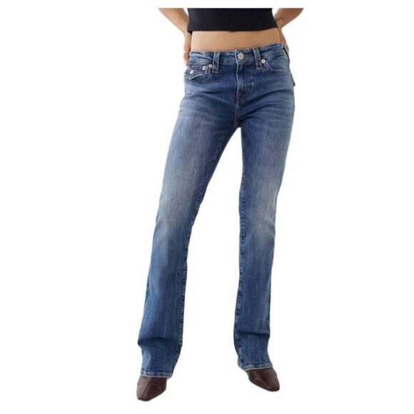 TRUE RELIGION Bridget Stone & Tint Jeans Size 27 - Picture 2 of 6